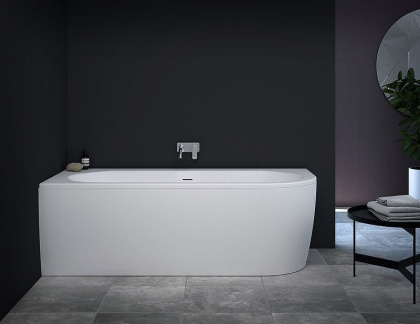 Акриловая ванна CEZARES SLIM CORNER-180-80-60-L-W37-SET