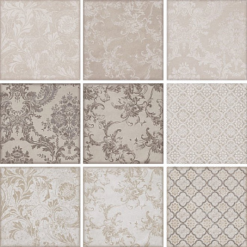 Плитка настенная 5267 Марчиана микс бежевый 20*20*6,9 (26шт/1,04м2), м2 Плитка настенная 5267 Марчиана микс бежевый 20*20*6,9 (26шт/1,04м2), м2