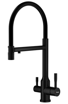 Смеситель Raglo для кухни со съемным гибким изливом, с магнитным фиксатором излива, с подключением фильтра питьевой воды R81.63.06