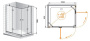 VERONA-W-AH-2-120/100-P-Cr-R Душевой уголок