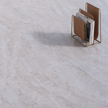 Парнас серый светлый лаппатированный обрезной 80x80x0,9