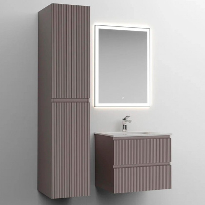 Тумба подвесная SANCOS Snob T 590х445х500, c двумя ящиками оснащенными доводчиками, Doha Soft, арт.SNT60SM Тумба подвесная SANCOS Snob T 590х445х500, c двумя ящиками оснащенными доводчиками, Doha Soft, арт.SNT60SM