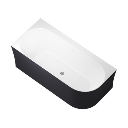 Акриловая ванна Allen Brau Priority 1700x780 2.31004.21A/AM антрацит/белый матовый, шт