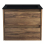 База под раковину Gio 600 подвесная, 2 выкатных ящика soft-close, C.Oak