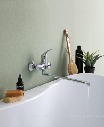 Смеситель для ванны с душем Aquanet Practic AF100-21С Смеситель для ванны с душем Aquanet Practic AF100-21С