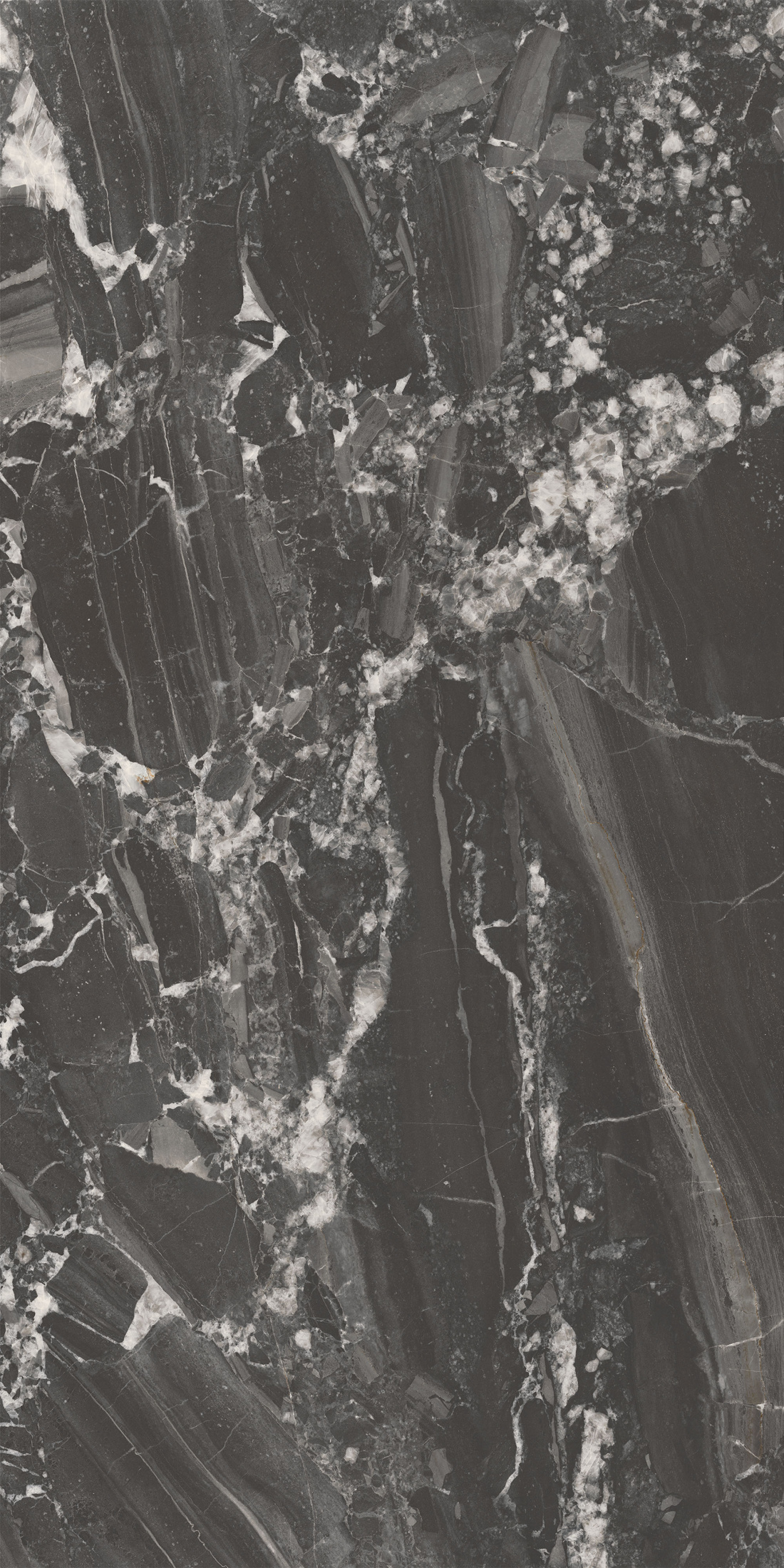 Риальто чёрный матовый обрезной 80x160x0,9