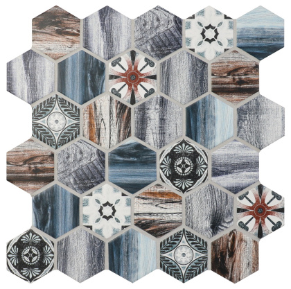 Керамогранитная мозаика Bonaparte Mumbai 27,1х28,1 см Керамогранитная мозаика Bonaparte Mumbai 27,1х28,1 см