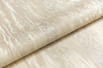 Обои виниловые Виньетки мотив, бежевый