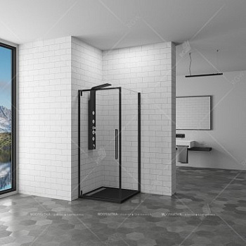 Душевой уголок RGW SV-35B (SV-02B + Z-050-3B) 06323500-014 100*100