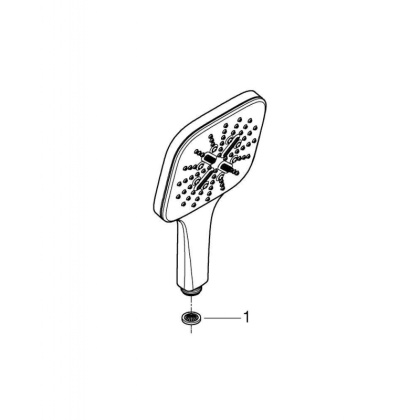 Душ ручной вида струи Grohe Rainshower SmartActive 130 3, хром (26582000) Душ ручной вида струи Grohe Rainshower SmartActive 130 3, хром (26582000)