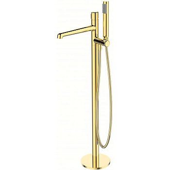 UNO Напольный смеситель для ванны, золото UNO-FMT-ORO