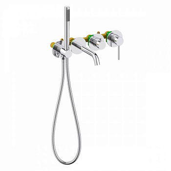 Смеситель TIMO Saona 2314/00YSM для ванны скрытого монтажа, хром