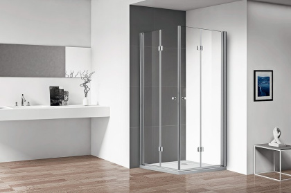 ECO-O-AS-2-100-C-Cr Душевой уголок