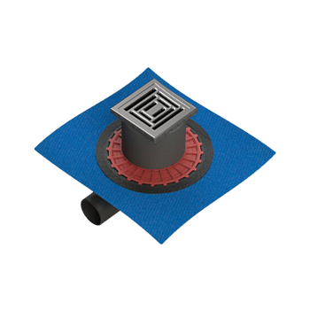 Душевой трап Square 15x15 см, горизонтальный, матовый хром Душевой трап Square 15x15 см, горизонтальный, матовый хром