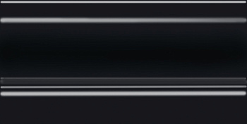 Плинтус FMD034 Альвао черный 20см*10см*13мм (1уп/26шт/0,52м2) матовый, шт