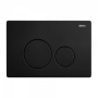 Кнопка смыва ABBER AC0121MB черная матовая Кнопка смыва ABBER AC0121MB черная матовая