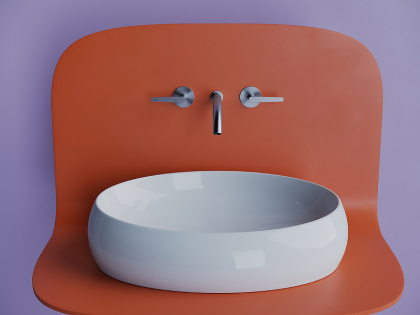 Умывальник чаша накладная овальная Element 560*390*150мм
