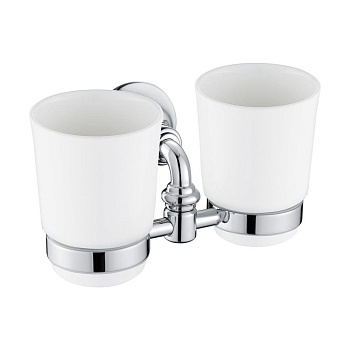 2 стакана с держателем, RG1222 Rose, Хром