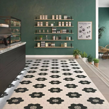 Плитка настенная SG1011N Кальсада Белый (12см*10,4см*7мм) (72шт/0,673м2) Шестиугольник, м2 Плитка настенная SG1011N Кальсада Белый (12см*10,4см*7мм) (72шт/0,673м2) Шестиугольник, м2