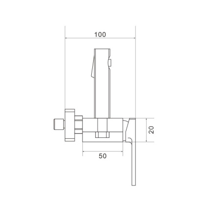 Гигиенический душ Shevanik S6805С-1 латунь белый