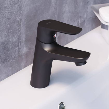 770210301 Jupiter, Смеситель для умывальника, Черный