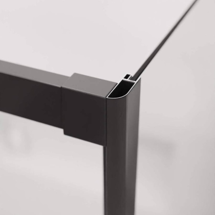 Душевой уголок 170*100*195 RGW LE-41-1B (LE-12B + Z-060-2B) Прямоуг./Чёрный/Прозрачное/6 мм (Easy)