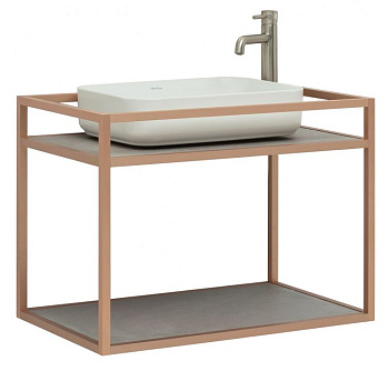 Консоль под раковину Allen Brau Liberty 75 1.33001.60 медь браш Консоль под раковину Allen Brau Liberty 75 1.33001.60 медь браш