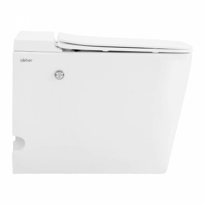 Приставной унитаз Abber Rechteck AC1213P импульсный с микролифтом Приставной унитаз Abber Rechteck AC1213P импульсный с микролифтом