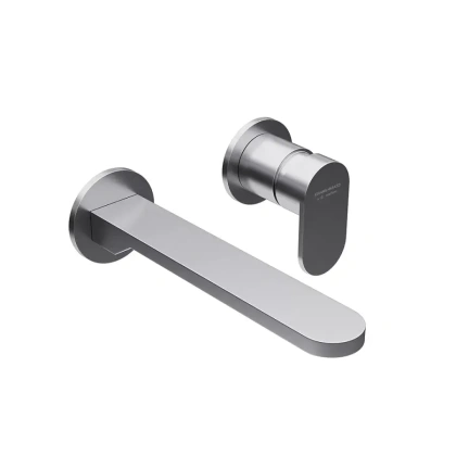 Смеситель для раковины SIARA настенный, с внутренней частью, нержавеющая сталь