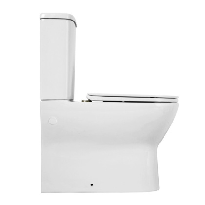 ENERGIA Чаша унитаза с сиденьем дюропласт soft close, P-trap BB8134CPR/SC