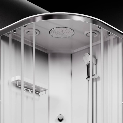 W94C-401-090MT X-Joy кабина душевая  90x90, 1/4 круга,  профиль мат.хром, стекло прозрачное W94C-401-090MT X-Joy кабина душевая  90x90, 1/4 круга,  профиль мат.хром, стекло прозрачное