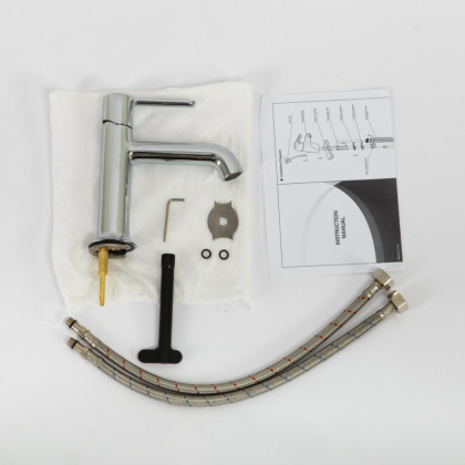 ECO-SAT-BORO Донный клапан с системой "Клик-клак" с переливом,  брашированное золото