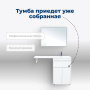 Тумба под раковину Aquanet Токио 58 белый (напольная, 1 ящик, 2 дверцы) Тумба под раковину Aquanet Токио 58 белый (напольная, 1 ящик, 2 дверцы)