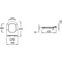 Крышка-сиденье для унитаза  E23280-00 Jacob Delafon Rodin+ белый с микролифтом, шт