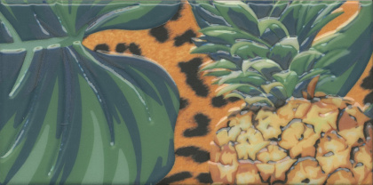 Декор HGD\A497\19056 Пальмейра флора 9,9см*20см*6,9мм (1уп/36шт/0,712м2) Ткань, шт