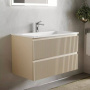 Тумба подвесная SANCOS Snob R 995х445х500, c двумя ящиками оснащенными доводчиками, Beige Soft , арт.SNR100CE Тумба подвесная SANCOS Snob R 995х445х500, c двумя ящиками оснащенными доводчиками, Beige Soft , арт.SNR100CE