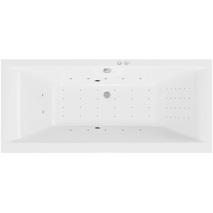 Ванна EXCELLENT Savia Duo 170x80 "NANO" (хром)