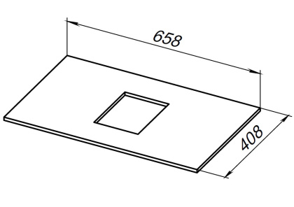 Столешница Allen Brau Priority 70 1.31009.B бежевый