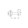 Крючок Grohe Essentials Cube 40511001 хром