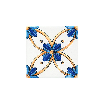 Вставка STG\A488\1146H Капри Майолика 9,8*9,8 (1уп/30шт), шт Вставка STG\A488\1146H Капри Майолика 9,8*9,8 (1уп/30шт), шт