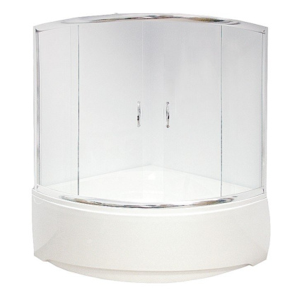 Шторка для ванны Aquanet Malta, прозрачное стекло