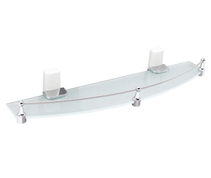 Leine K-5044WHITE (ранее К-5024WHITE) Полка стеклянная с бортиком Leine K-5044WHITE (ранее К-5024WHITE) Полка стеклянная с бортиком