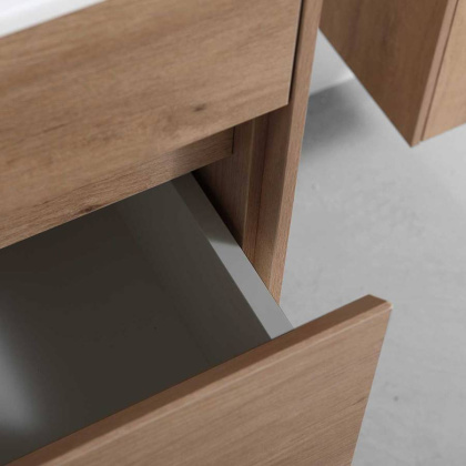 База под раковину Chiara 800 подвесная, 1 выкатной ящик soft-close, N.Oak База под раковину Chiara 800 подвесная, 1 выкатной ящик soft-close, N.Oak