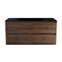 База под раковину Luka 1000 подвесная, 2 выкатных ящика soft-close, C.Oak