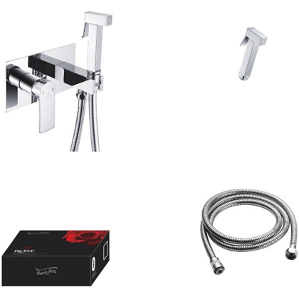 Гигиенический душ со смесителем Rose R255, хром Гигиенический душ со смесителем Rose R255, хром