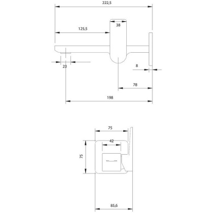 Смеситель для умывальника скрытого монтажа OMNIRES PARMA PM7415NCR (хром) Смеситель для умывальника скрытого монтажа OMNIRES PARMA PM7415NCR (хром)