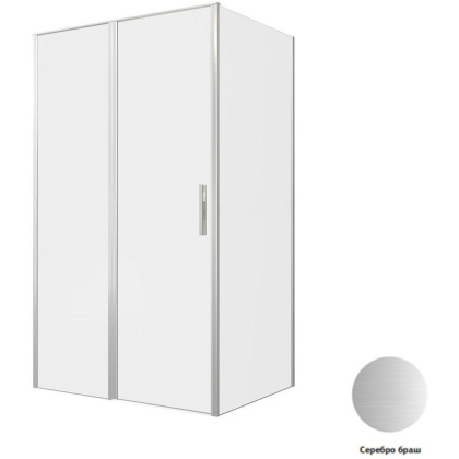 Душевой уголок Allen Brau Priority 120x90 3.31032.BA + 3.31044.BA серебро браш