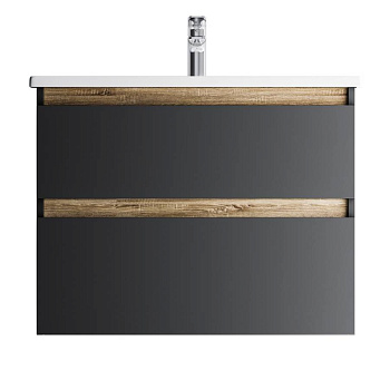 M85AFHX0802BM X-Joy, База под раковину, подвесная, 80 см, 2 ящика, Черный матовый M85AFHX0802BM X-Joy, База под раковину, подвесная, 80 см, 2 ящика, Черный матовый