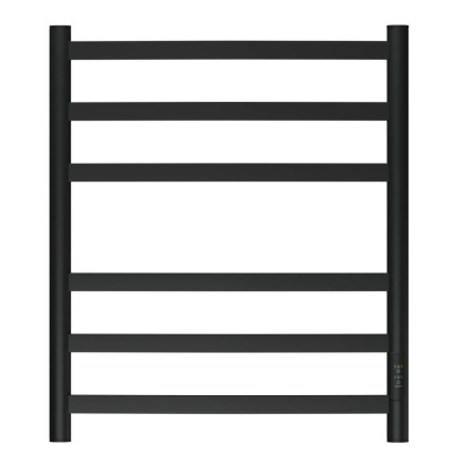 Полотенцесушитель электрический Point Антея PN17856B П6 500x600, диммер справа, черный