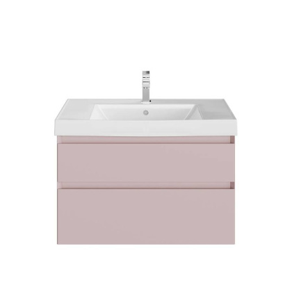 Тумба CUBO подвесная с ящиками 80, мальва матовая